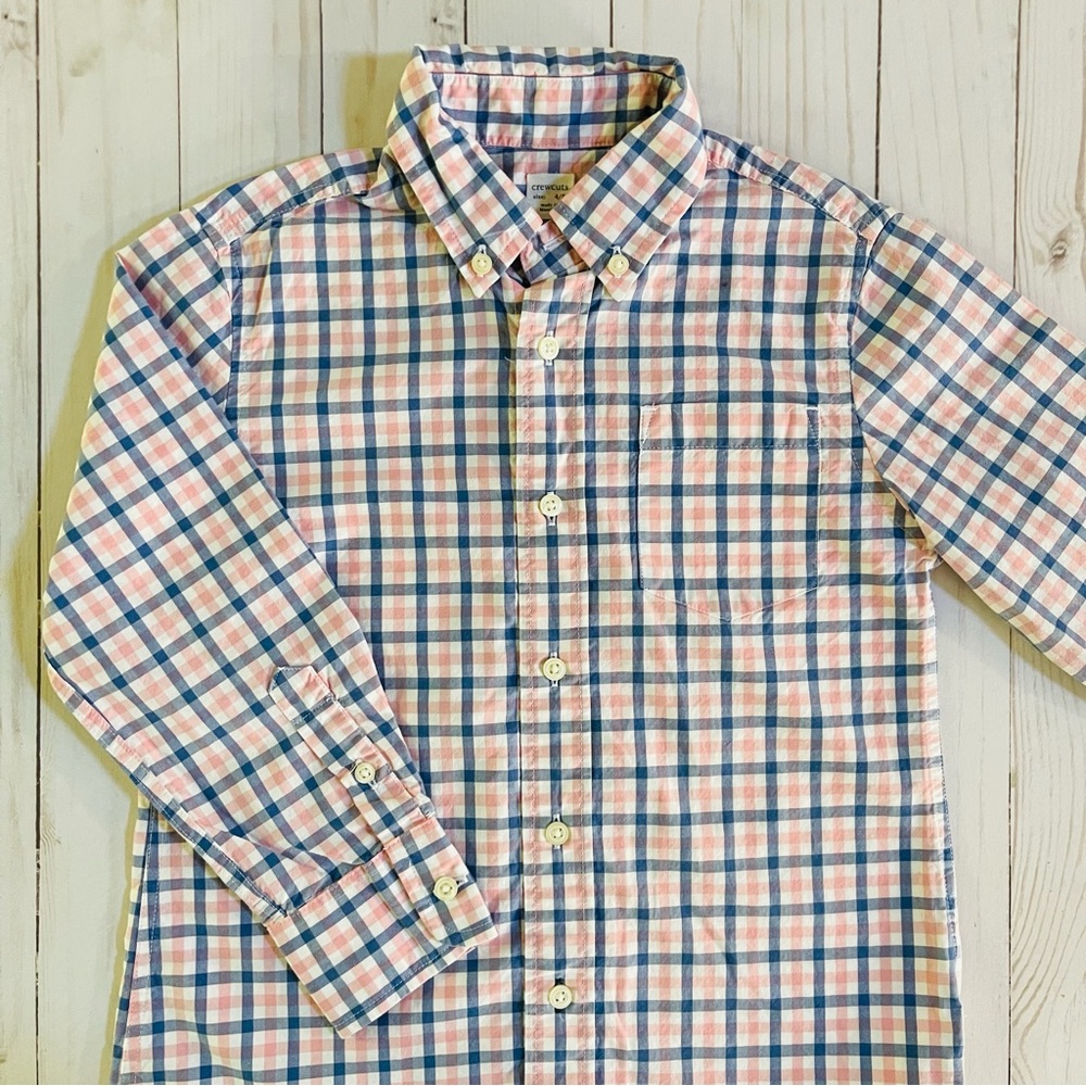 EUC Crewcuts Long Sleeve Button Down Shirt- XS (4/5)